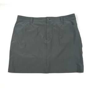Eddie‎ Bauer Adventurer 2.0 Skort Gray Size 16 Outdoor Hiking Gorpcore Casual